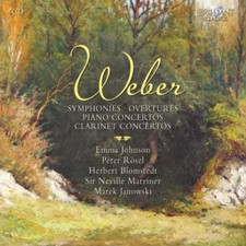 WEBER Symphonies, Overtures, Piano Concertos, Clarinet Concertos 4CD NEW