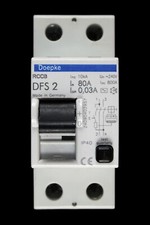 DOEPKE 80 AMP 30mA DOUBLE POLE RCCB RCD TYPE AC DFS2
