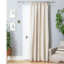 BARGAIN BUNDLE- 4 x Argos Home Thermal Door Curtains - Cream 168cm x 212cm