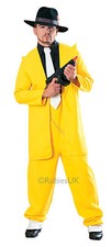 1920s dlx zoot suit yellow - 1920s,