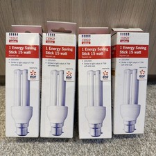 4 x Energy Saver Bulb 15w =