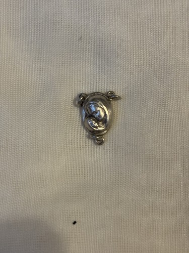 Sterling silver vintage rosary - sterling,