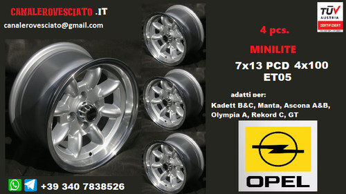 Rims minilite 13 - 4, 4x100