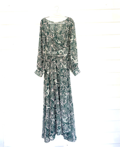 Indigo rose green flare wrap - flare,