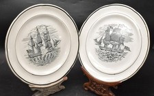 2 Rare Antique Creamware East