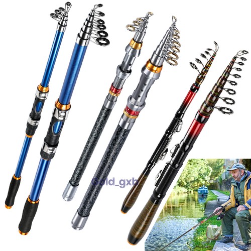 Telescopic fishing rod 1m - rod, 2.1m