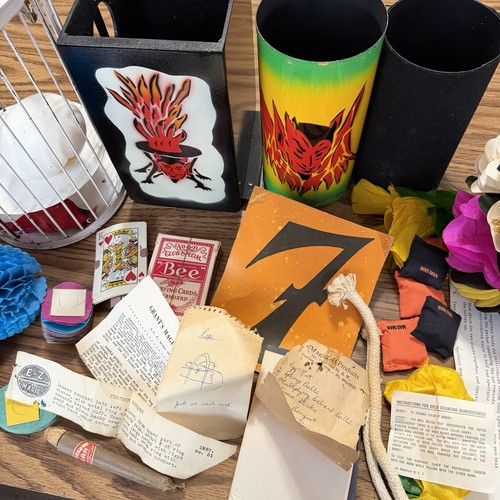 Vintage magic tricks props - magic,