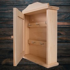 Wooden Key Box Rack Cabinet
