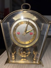 Schatz Clock Floral Dial 8 Day