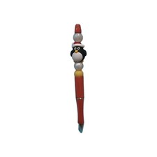 Festive Pengine Beaded Pen