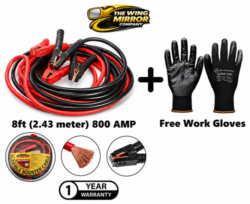 Jump leads 8ft 800amp car - leads, van