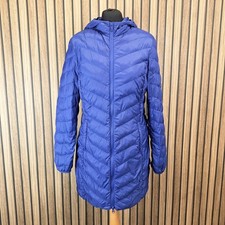 M&S Padded Coat Womens 10 Blue