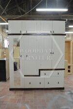 HANDMADE COUNTRY QUAD FULL MIRRORED WARDROBE WITH TOPBOX (NOT FLATPACKED)