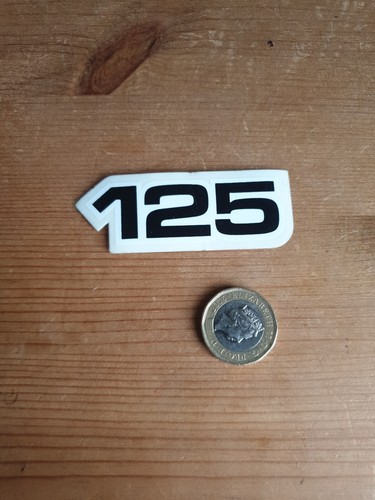 Motorcycle 125cc sticker - motorcycle,