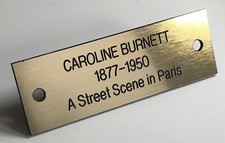 Brushed Brass Effect
