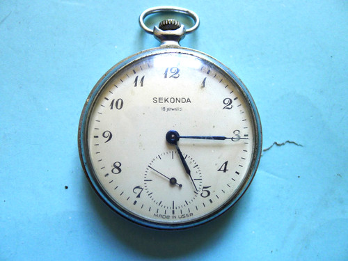 Sekonda 18j nickel - , white