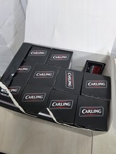 10 X  Carling Pint Glasses Beer Embossed CE Marked Brand New Pub Man Cave /Bar