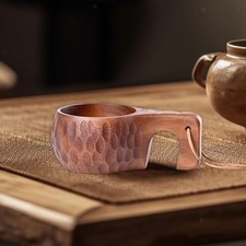 Wooden Mug Tableware Handcrafted Camping Cup for Outside Hiking Backpacking