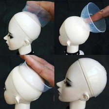 Head clear silicone wig cap - head,