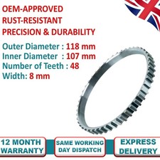 REAR ABS RELUCTOR RING Fits