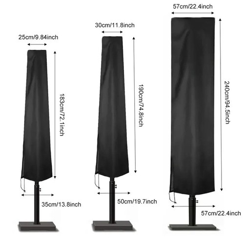 Waterproof parasol cover with - cover,
