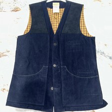 Brand New Beretta Men's Moleskin Shooting Vest Navy Blue UK 44 Chest