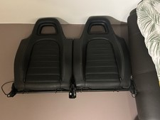 VW Scirocco Mk3 Rear 2014 Onwards Rear Seats Black Leather
