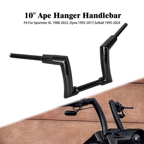 Ape hanger handlebar black - 10",