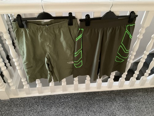 North face and nike shorts - and,