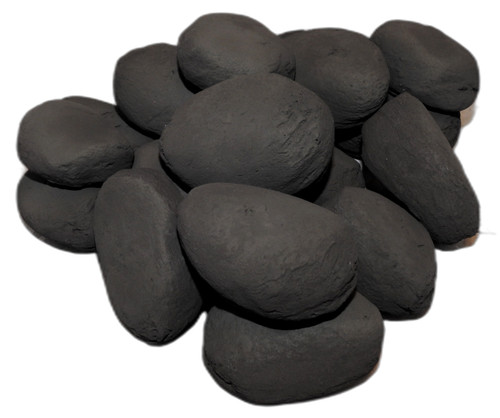 Gas fire pebbles coals - fire, ceramic