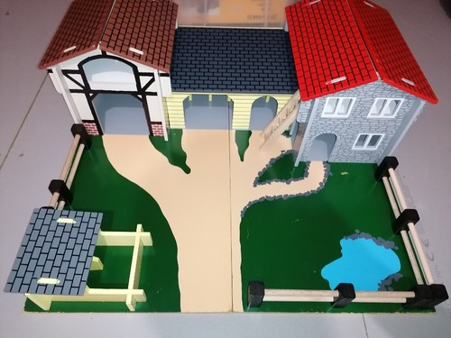 Model wooden farm buildings - wooden,