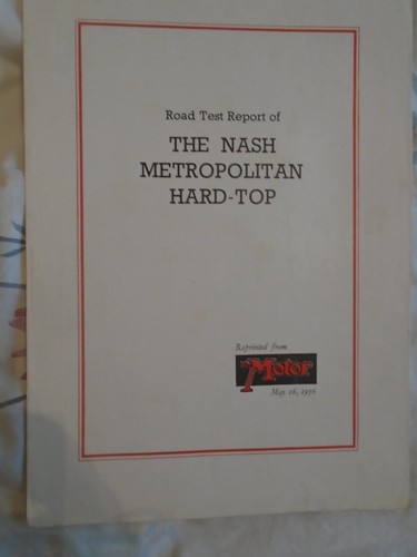 Nash metropolitan hard - hard, top