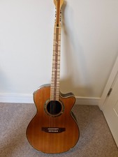 Unique Crafter electro acoustic guitar with new Luthier fitted neck+headstock