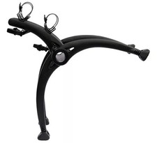 Saris Bones 2-Bike Cycle Trunt Rear Mount Bike Cycle Rack - Black (Dirt Stains}