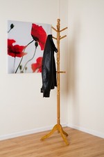 CLEO WOODEN COAT STAND WITH 9