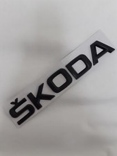 Skoda SKODA Black metal Badge lettering High Quality 
