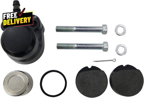 Front brake caliper kit with - caliper,