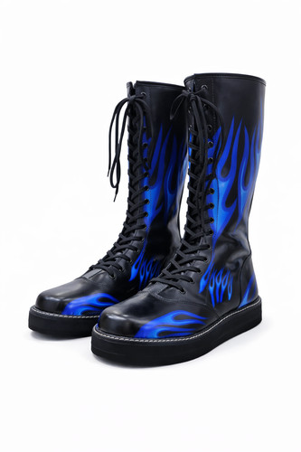 Handmade blue flame wrestling - flame,