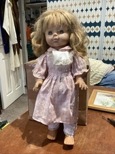 JESMAR VINTAGE 1980'S 18"DOLL CLOSES EYES & SHOULD SING AT FAULT