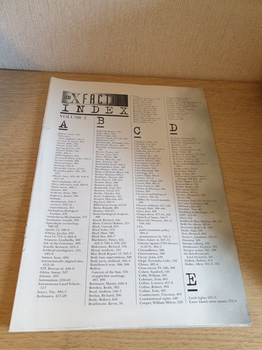 The factor magazine index - factor,