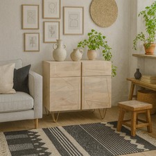 Bali Light Mango Wood & Gold