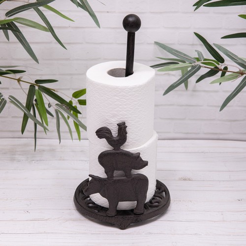 Cast iron toilet roll paper - iron,
