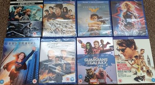 Blu ray all brand new - blu, sealed