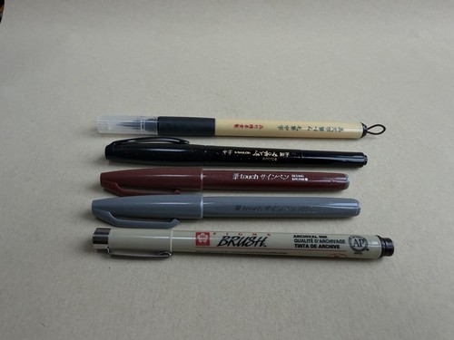 Mixed lot calligraphy - calligraphy, pens