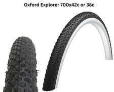 Oxford 700x42c  38c Gravel Tyre  Explorer Puncture Shield Beaded bike cycle
