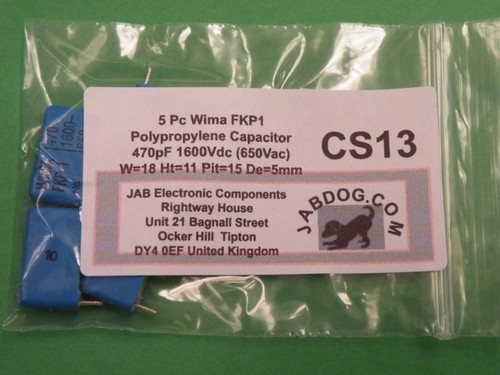 Wima fkp1 polypropylene - 5,