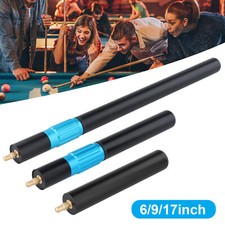 Promotion Snooker Pool Cue Long Telescopic Extensions Mini Butt 3 Models/Set UK
