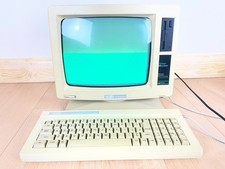 Amstrad PCW8256 Green Monitor Word Processor PC with Keyboard