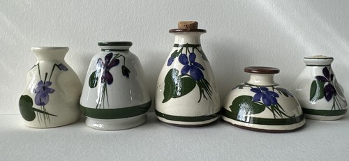 Devon pottery violets perfume - pottery,