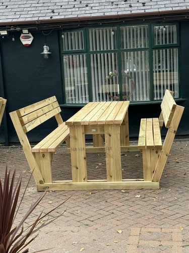 Picnic bench seater 8seater - bench, 6